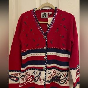 NWT Storybook Red Sweater vintage